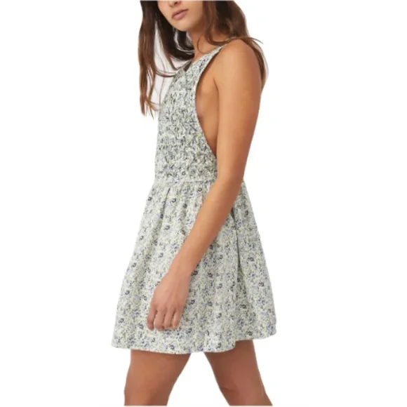 NWT Free People Petunia Micro Floral Mini Dress - Picture 6 of 13